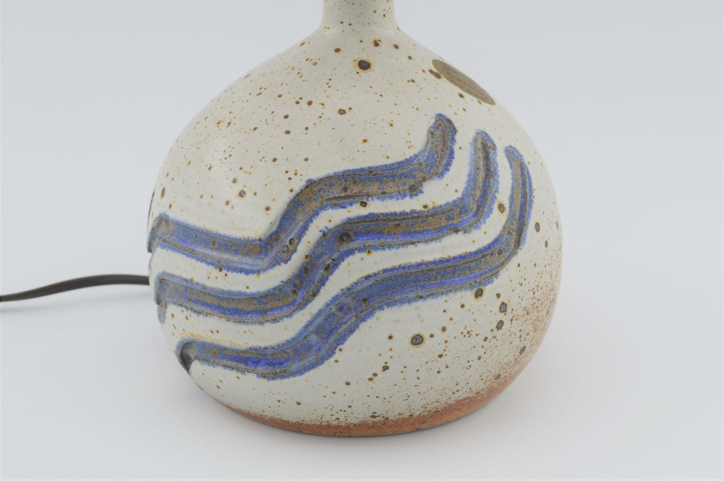 Henning Rasmussen Ting Keramik Følle Studiokeramik Tischlampe 1970s Mid-Century Desing Denmark