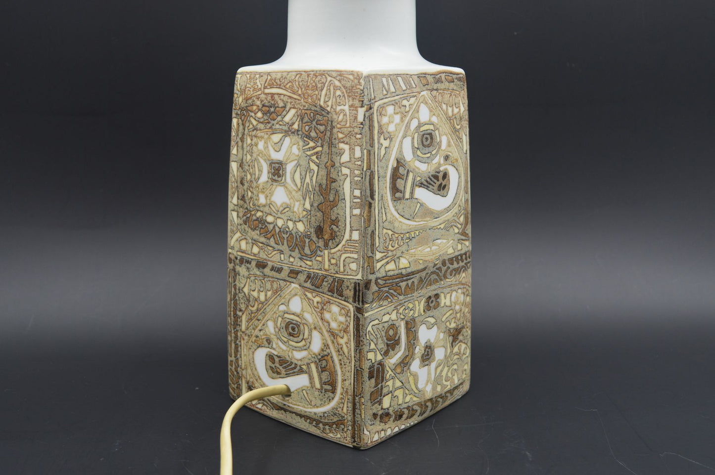 Große Vintage Fog & Mørup für Royal Copenhagen Tischlampe E 7194 Nils Thorsson Baca Design Lampe 1960s Designklassiker - Mid-Century Danish Modern Design