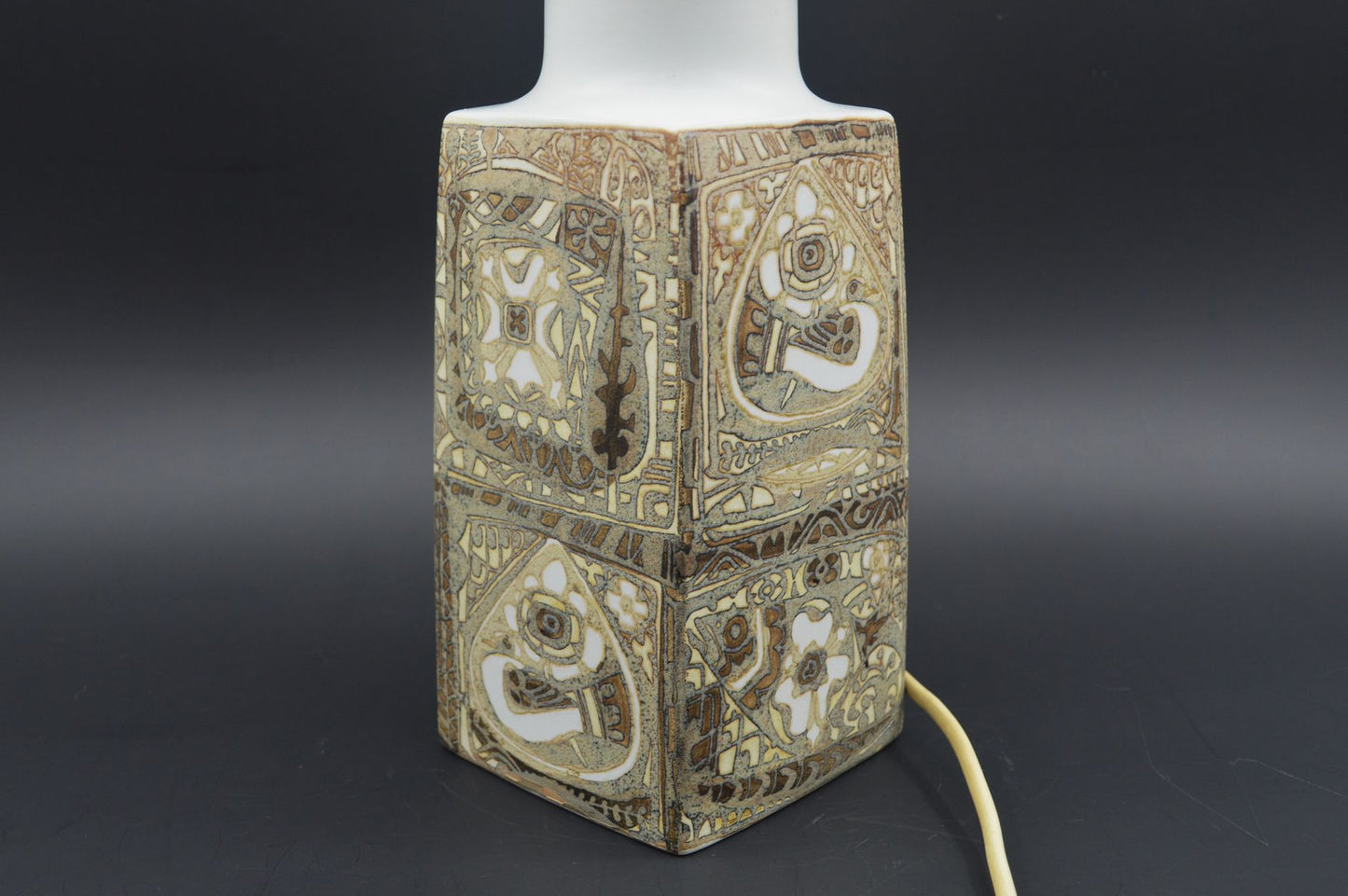 Große Vintage Fog & Mørup für Royal Copenhagen Tischlampe E 7194 Nils Thorsson Baca Design Lampe 1960s Designklassiker - Mid-Century Danish Modern Design