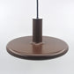 Seltene Fog & Mørup Optima Pendellampe 1970s Hans Due Design dänischer MCM-Designklassiker – seltene braune Vintage Hängelampe