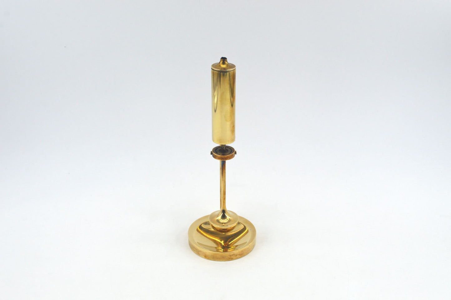 Vintage Ilse D. Ammonsen "Copenhagen" gyroskopische Messing Öllampe für Daproma Denmark 1950s dänischer Designklassiker