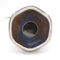 Große blaue Vintage Einar Johansen Tischlampe 1020 für Søholm Stentøj Bornholm Keramik Dänemark 1960's Danish Mid-Century Modern Designlampe