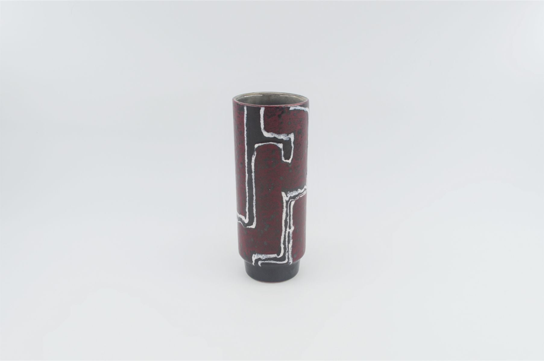 Mid-Century VEB Strehla Keramik Fat-Lava Design Vase 1960s