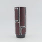 Mid-Century VEB Strehla Keramik Fat-Lava Design Vase 1960s DDR Vintage Studiokeramik ostdeutsche rote Fat-Lava Keramik