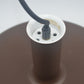 Seltene Fog & Mørup Optima Pendellampe 1970s Hans Due Design dänischer MCM-Designklassiker – seltene braune Vintage Hängelampe