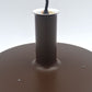 Seltene Fog & Mørup Optima Pendellampe 1970s Hans Due Design dänischer MCM-Designklassiker – seltene braune Vintage Hängelampe