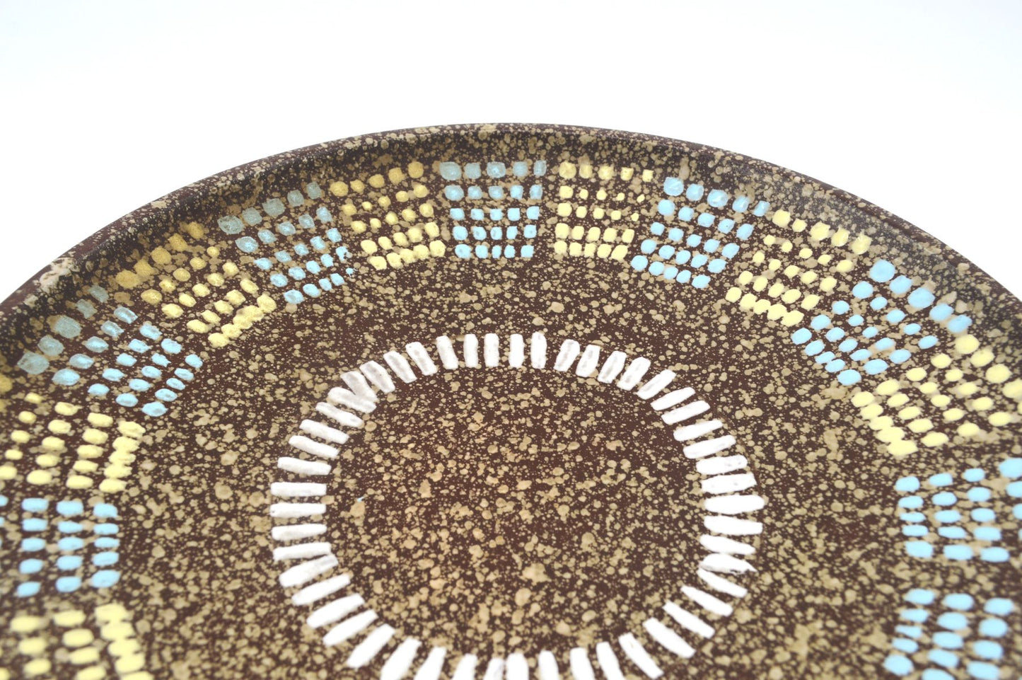 Vintage WGP Dümler & Breiden Fat-Lava Keramik Teller 289-29 1960s MCM Design zeitgenössische westdeutsches Mid-Century Modern Design