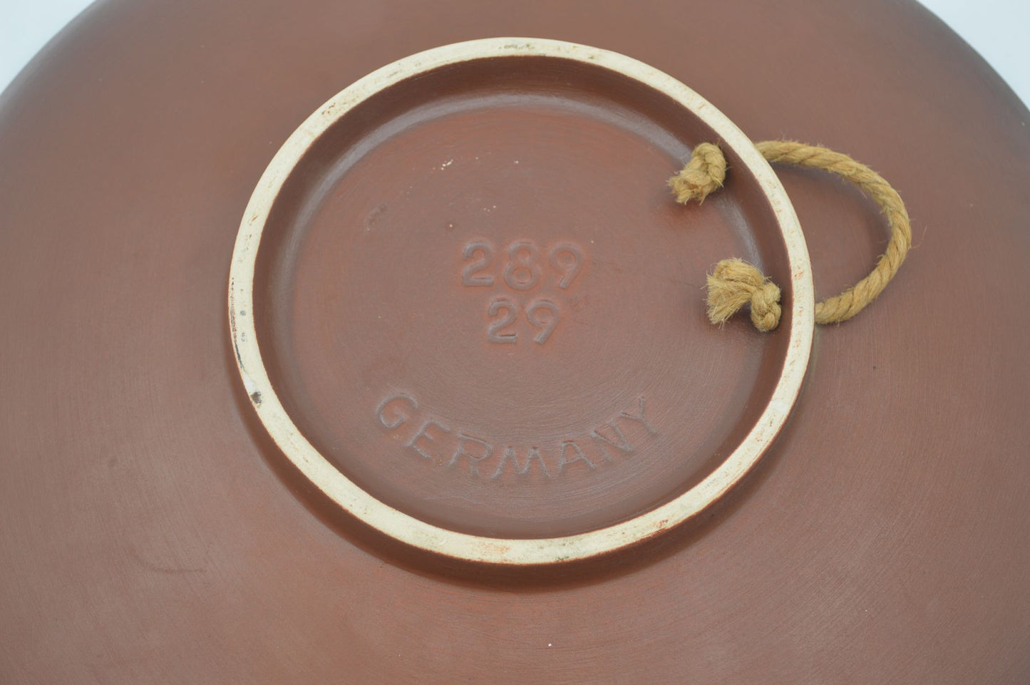 Vintage WGP Dümler & Breiden Fat-Lava Keramik Teller 289-29 1960s MCM Design zeitgenössische westdeutsches Mid-Century Modern Design
