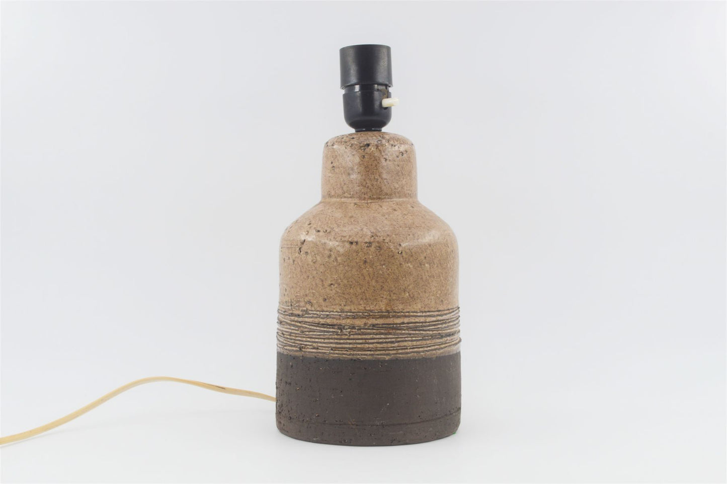Mid-Century Robert Bentsen Denmark Studiokeramik Tischlampe 1960s dänische Brutalistische Kunstkeramik Design