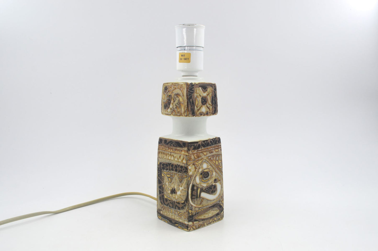 Vintage Fog & Mørup für Royal Copenhagen Tischlampe 92 7193 Nils Thorsson Baca Design Lampe 1960s Designklassiker - Mid-Century Danish Modern Design