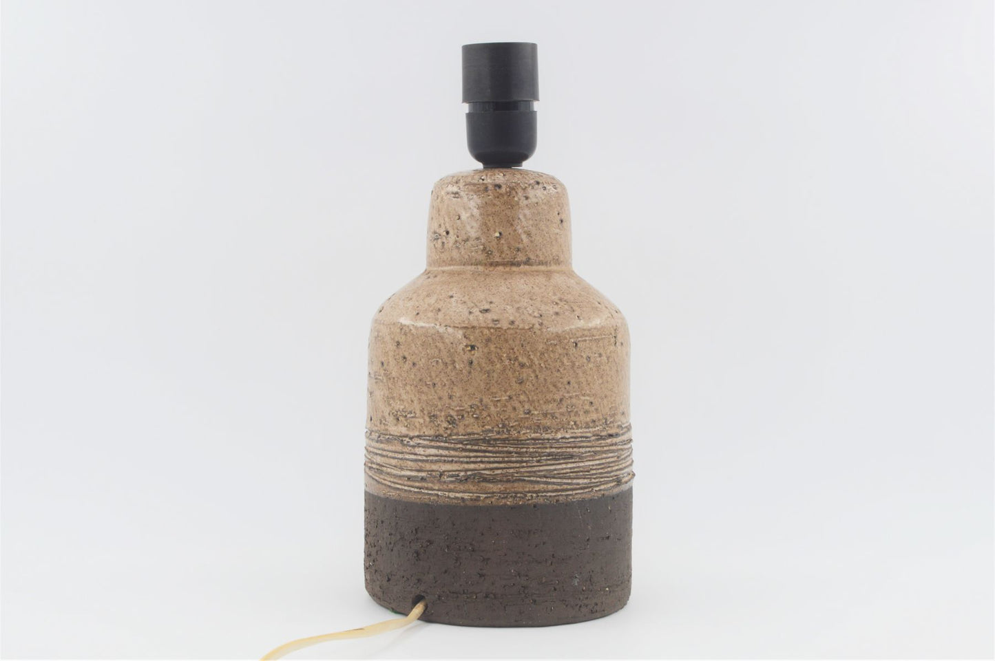 Mid-Century Robert Bentsen Denmark Studiokeramik Tischlampe 1960s dänische Brutalistische Kunstkeramik Design