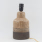 Mid-Century Robert Bentsen Danmark Studiokeramik Tischlampe 1960s dänische Brutalistische Kunstkeramik