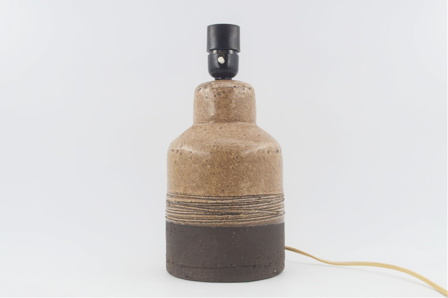 Mid-Century Robert Bentsen Denmark Studiokeramik Tischlampe 1960s dänische Brutalistische Kunstkeramik Design