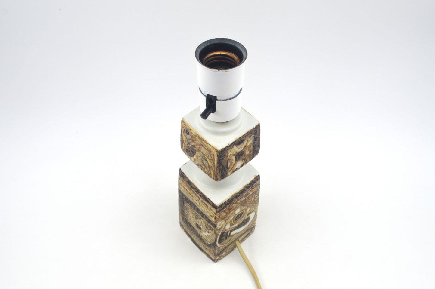 Vintage Fog & Mørup für Royal Copenhagen Tischlampe 92 7193 Nils Thorsson Baca Design Lampe 1960s Designklassiker - Mid-Century Danish Modern Design