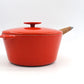 Großer Vintage Copco Denmark Gusseisen Topf Mid-Century Michael Lax Design 1960s dänisches Vintage Design Kochgeschirr – MCM Pop-Art Design