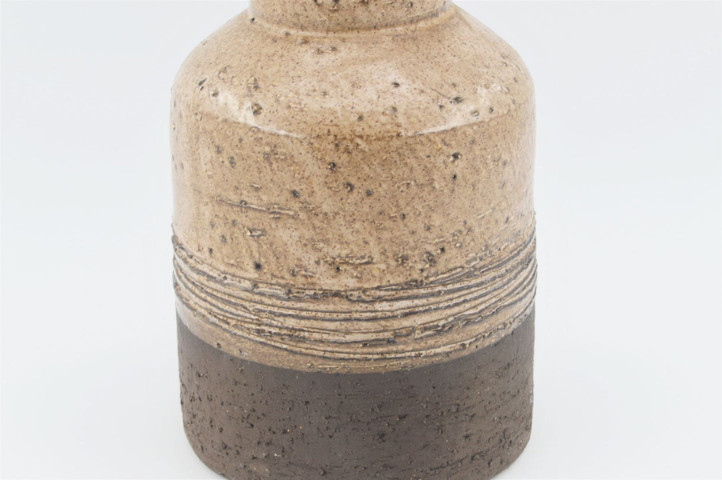 Mid-Century Robert Bentsen Denmark Studiokeramik Tischlampe 1960s dänische Brutalistische Kunstkeramik Design