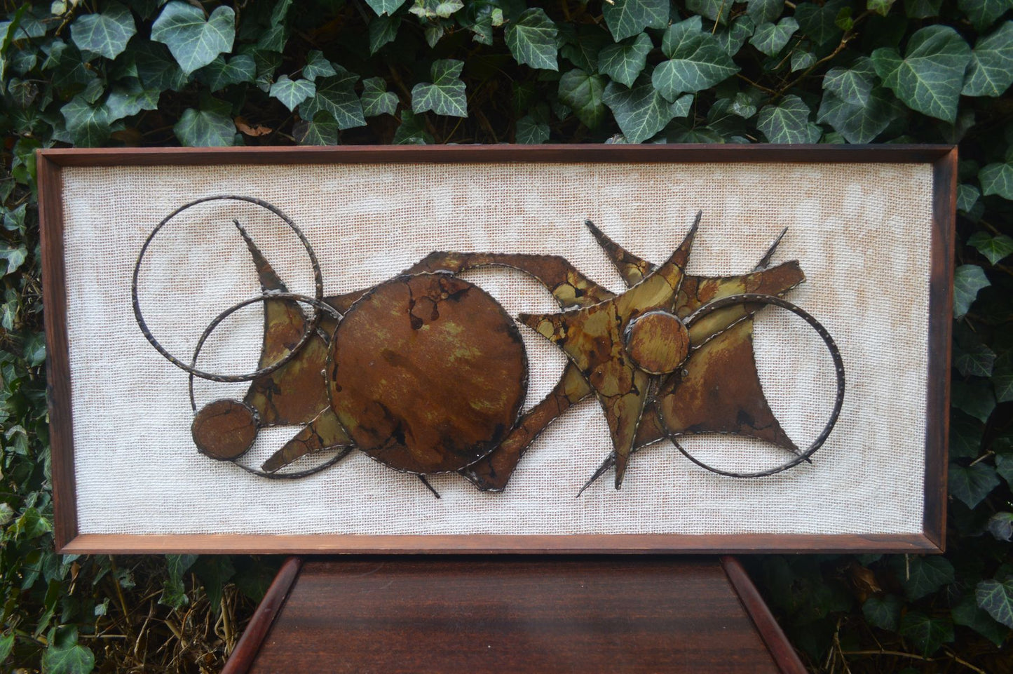 Stor Henrik Horst Brutalistisk Vægskulptur 1960'ernes Brutalistisk Dansk Design