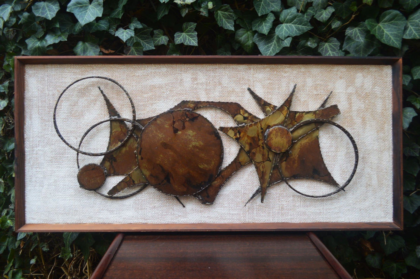 Stor Henrik Horst Brutalistisk Vægskulptur 1960'ernes Brutalistisk Dansk Design