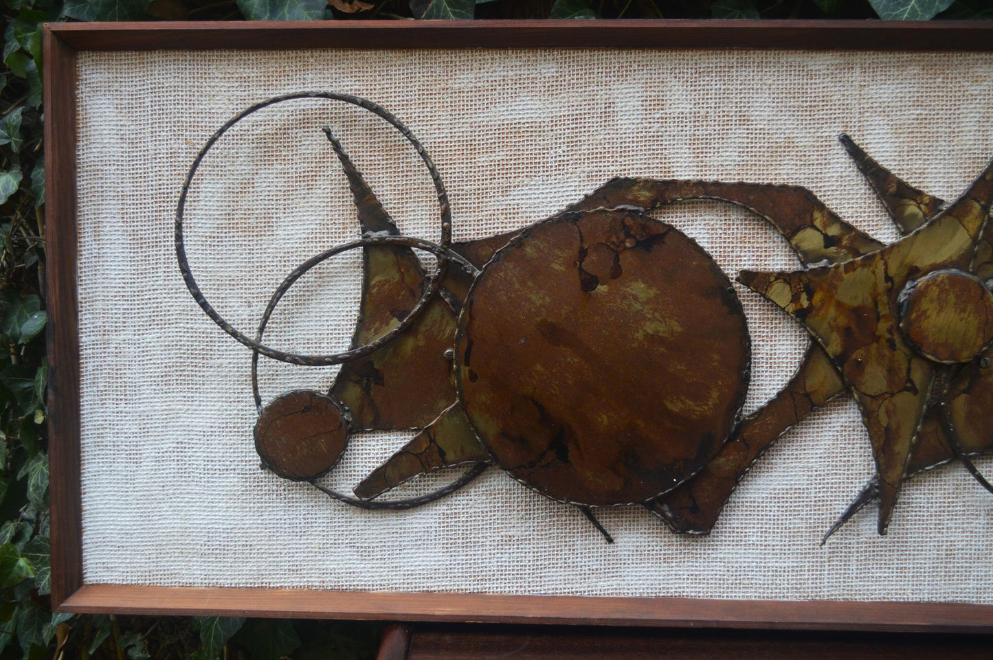 Stor Henrik Horst Brutalistisk Vægskulptur 1960'ernes Brutalistisk Dansk Design