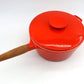 Großer Vintage Copco Denmark Gusseisen Topf Mid-Century Michael Lax Design 1960s dänisches Vintage Design Kochgeschirr – MCM Pop-Art Design