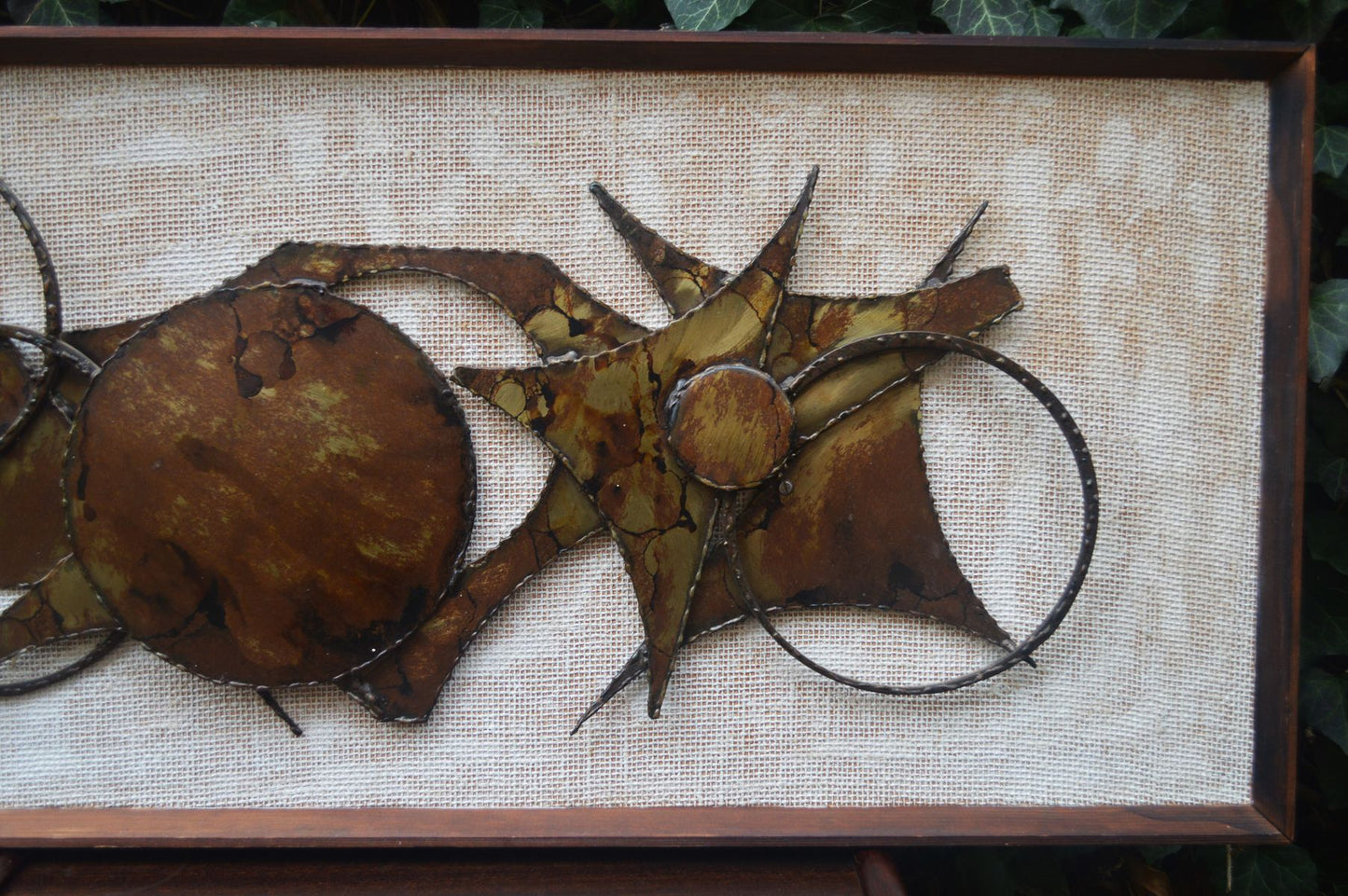 Stor Henrik Horst Brutalistisk Vægskulptur 1960'ernes Brutalistisk Dansk Design