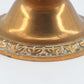 A. Larsen Gørtler Hjørring Danmark Messing Kerzenhalter skulpturales Mid-Century Modern Design 1960s Danish Modern Design Handmade