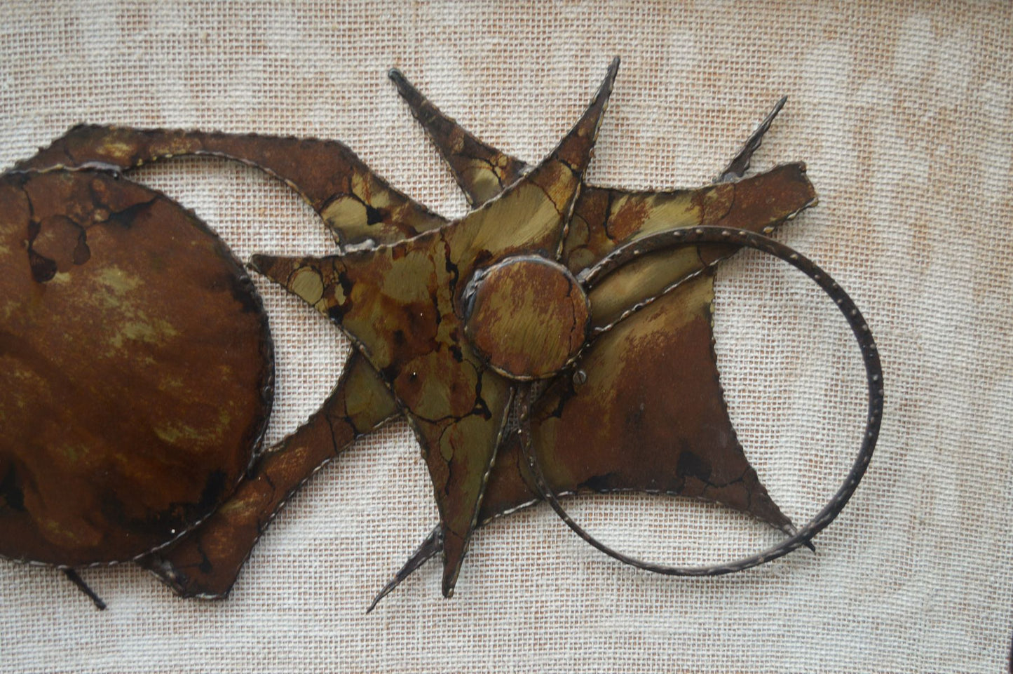 Stor Henrik Horst Brutalistisk Vægskulptur 1960'ernes Brutalistisk Dansk Design