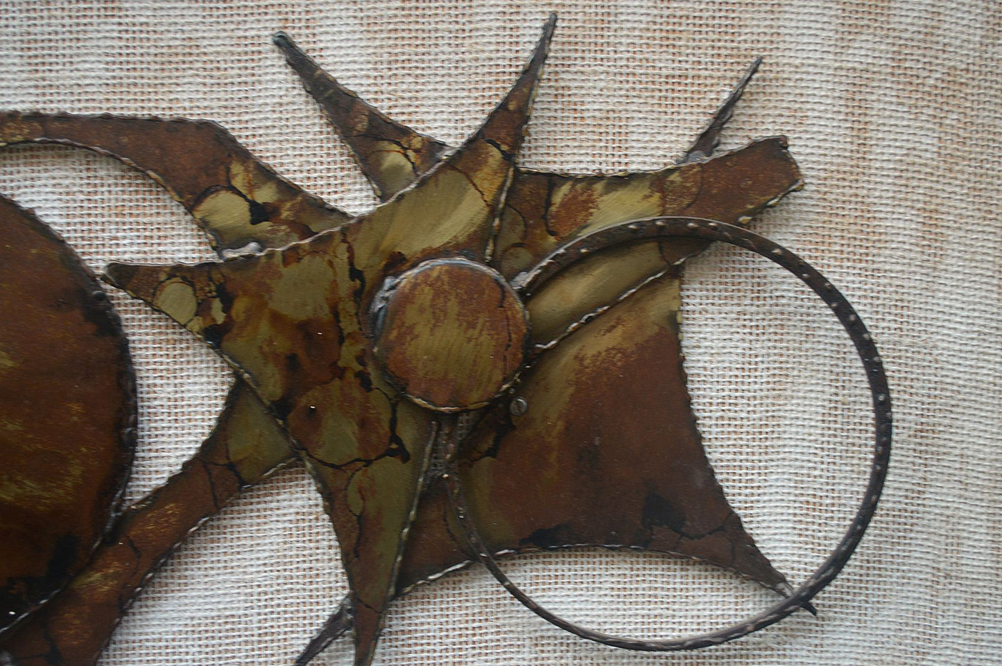 Stor Henrik Horst Brutalistisk Vægskulptur 1960'ernes Brutalistisk Dansk Design