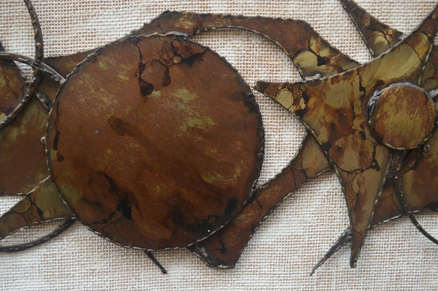 Stor Henrik Horst Brutalistisk Vægskulptur 1960'ernes Brutalistisk Dansk Design