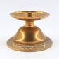 A. Larsen Gørtler Hjørring Danmark Messing Kerzenhalter skulpturales Mid-Century Modern Design 1960s Danish Modern Design Handmade