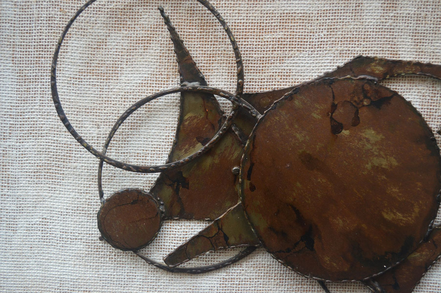 Stor Henrik Horst Brutalistisk Vægskulptur 1960'ernes Brutalistisk Dansk Design