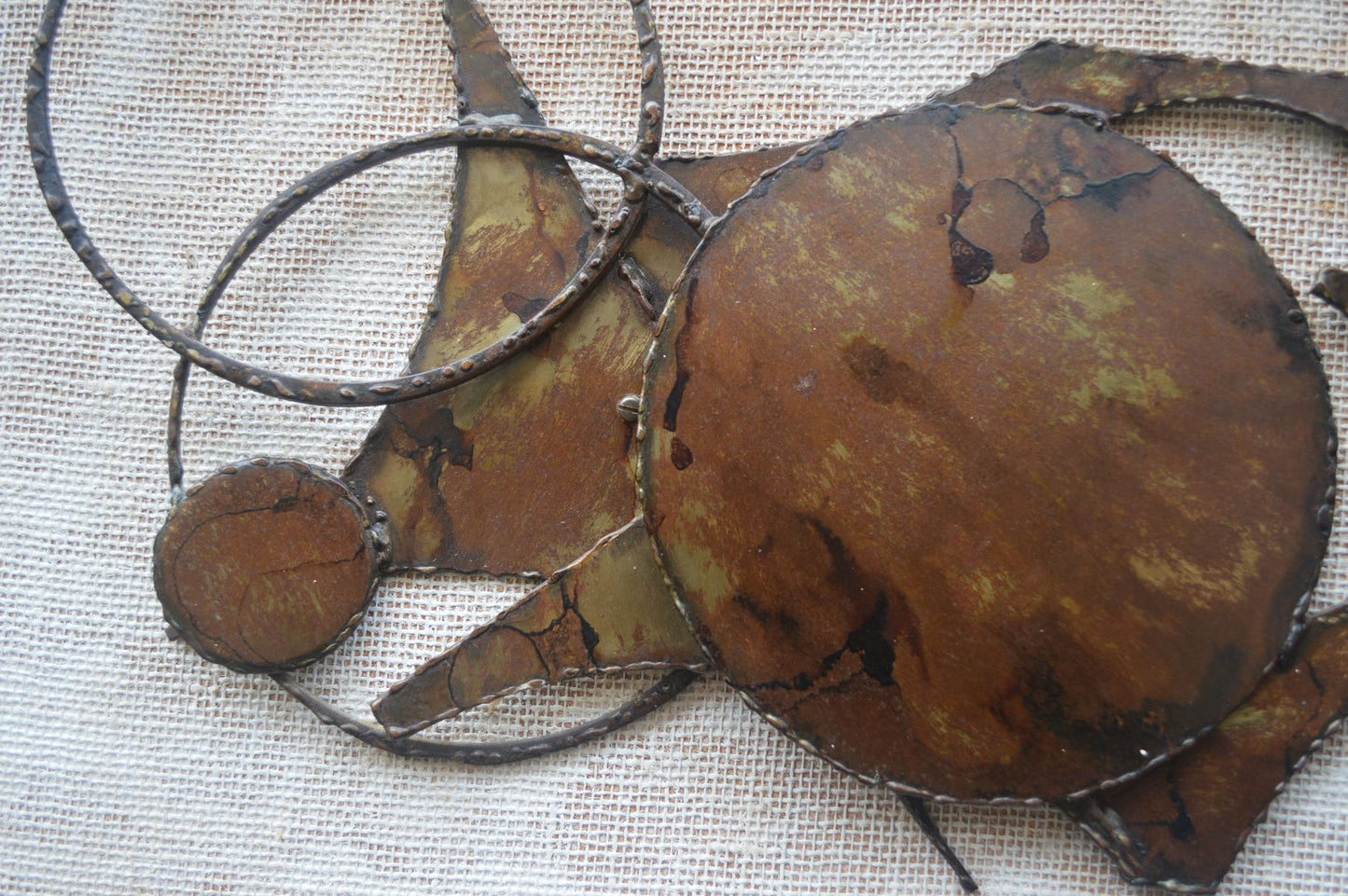 Stor Henrik Horst Brutalistisk Vægskulptur 1960'ernes Brutalistisk Dansk Design