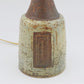 Mid-Century Sejer Unic Keramik Tischlampe Fridtjof Sejersen Danmark Studiokeramik Dänemark 1960s Brutalistische Dänische Keramik