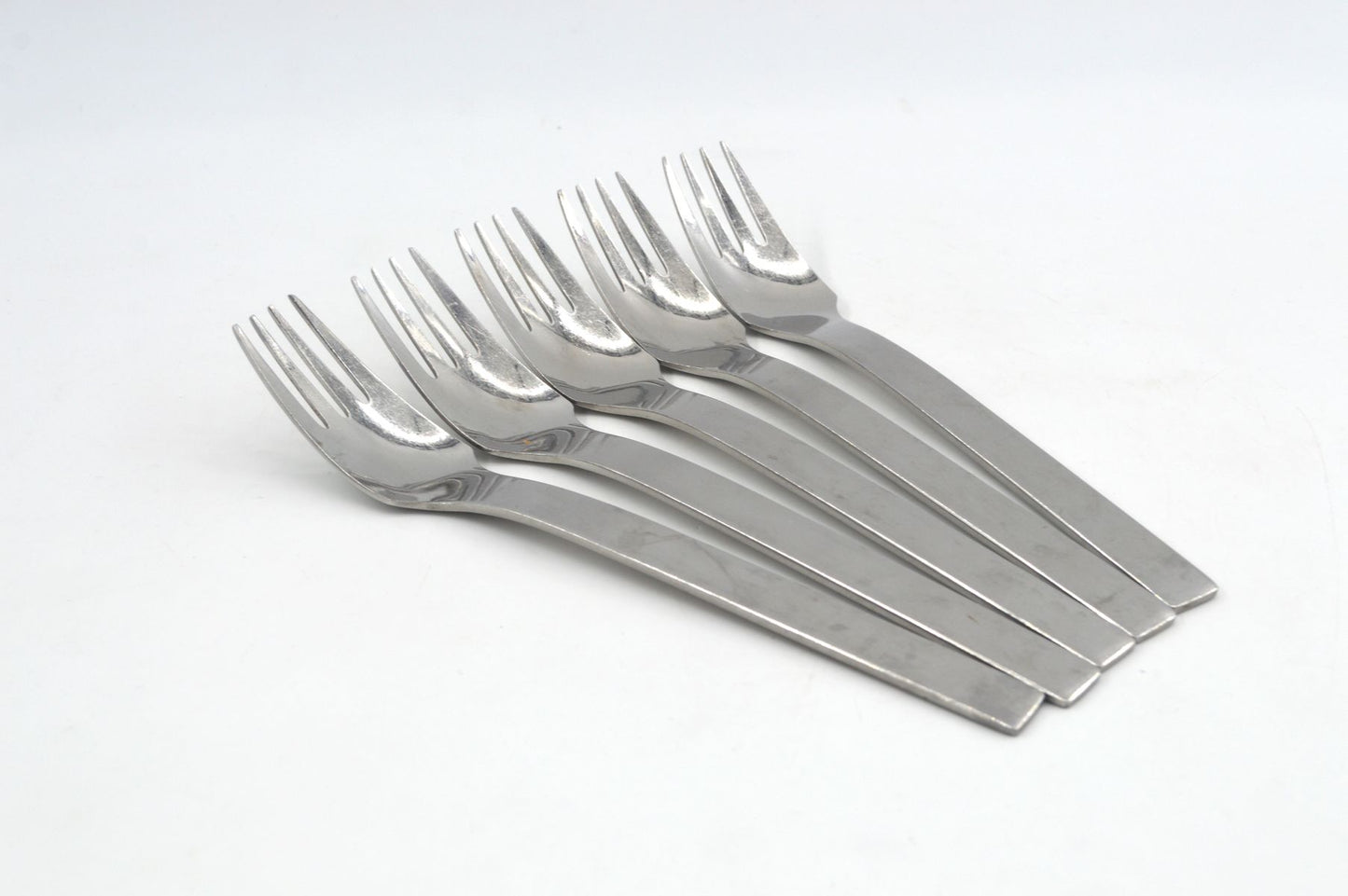 Vintage Rosenthal Studio Line Design Besteck - deutsches Mid Century Modern Besteck 1970er Jahre, Edelstahl gebürstet, Vintage Küchenbesteck