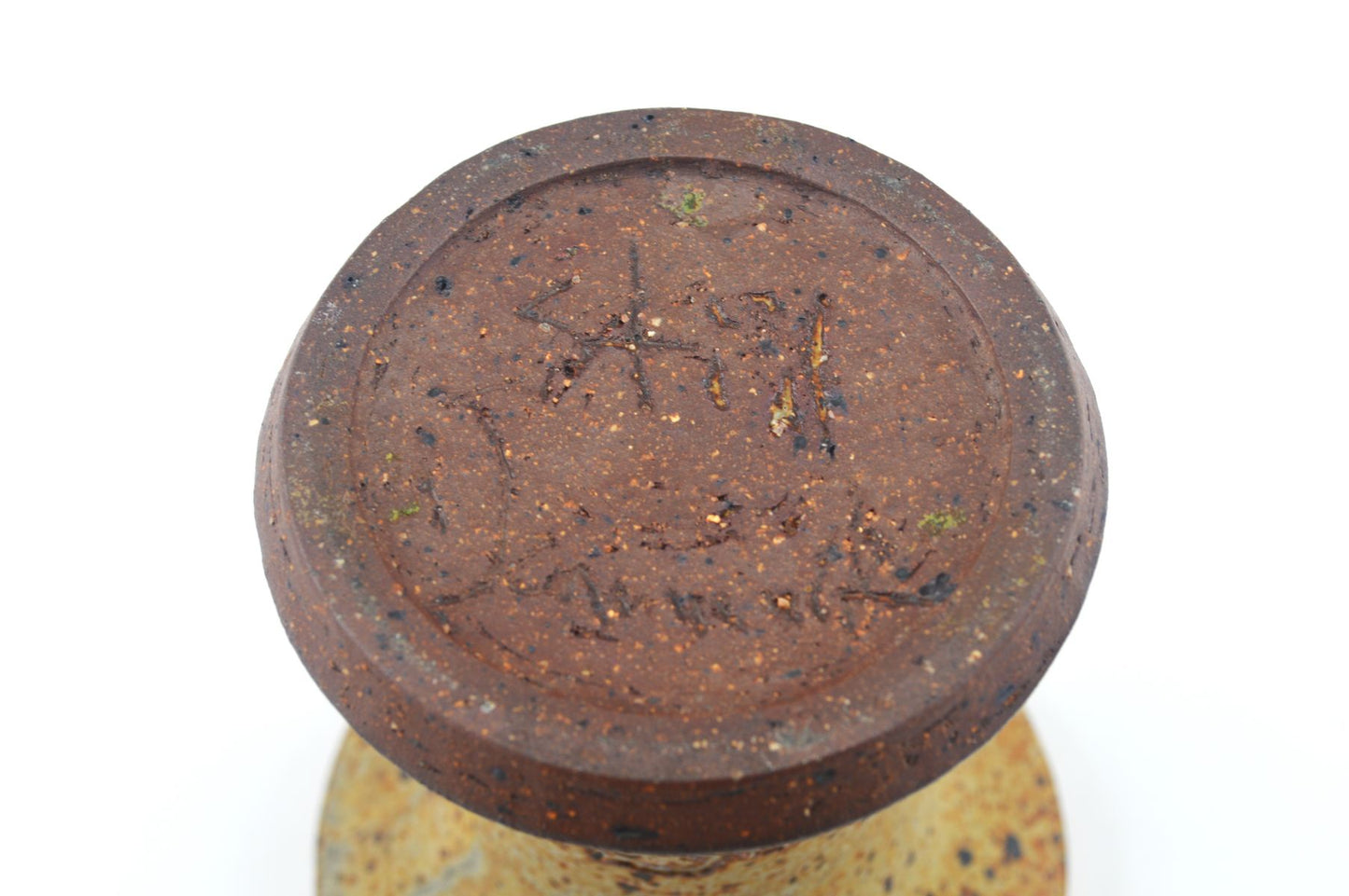 Mid-Century Mette Lokke Stiil Danmark Studiokeramik Vase Unikat 1970er Jahre handgefertigte dänische Brutalistische Kunstkeramik MCM Art