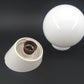 Dänische Nordisk Solar Mid-Century Badezimmer Lampen – 1960s Bauhaus Design Kugellampen mit Milchglas Lampenschirm – 1960s Kugel Design Wandlampen