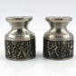 Mid-Century Viking Design Norsk Tinn Pewter Zinn Kerzenhalter 1960s
