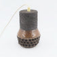 Dänische brutalistische Mid-Century Modern Hängelampe Danish Design Lampe 1960s handgearbeitete Brutalistische Studiokeramik