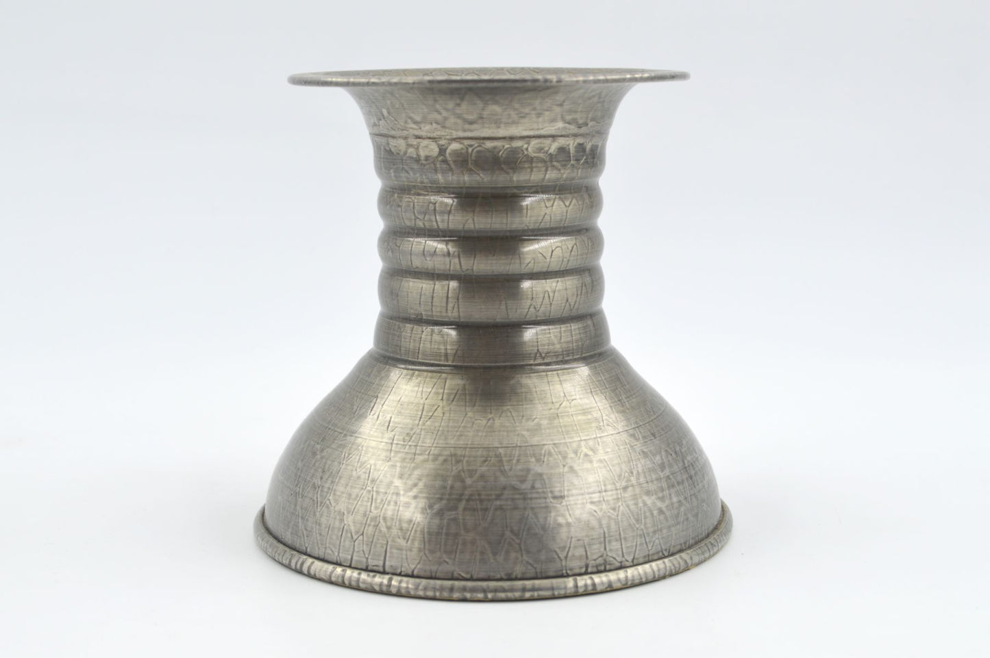 Mid-Century Skanderborg Pewter Candle Holder 1960s Danish Design