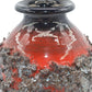 Große Mid-Century Glit Iceland Lava Studiokeramik Vase 1960s Fat-Lava Ragnar Kjartansson Design handgearbeitete isländische Kunstkeramik