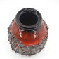 Große Mid-Century Glit Iceland Lava Studiokeramik Vase 1960s Fat-Lava Ragnar Kjartansson Design handgearbeitete isländische Kunstkeramik