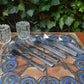 Dänisches Vintage Aida Besteck Mads Odgaard Design Dänemark - 22 Teiliges dänisches Mid Century Besteck 1980er Jahre, Edelstahl gebürstet