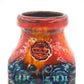 WGP Bay Keramik Fat-Lava Keramik Vase 984-20 Bodo Mans Design 1960s westdeutsches Design rote- und blaue Fat-Lava Glasur Pop-Art Design