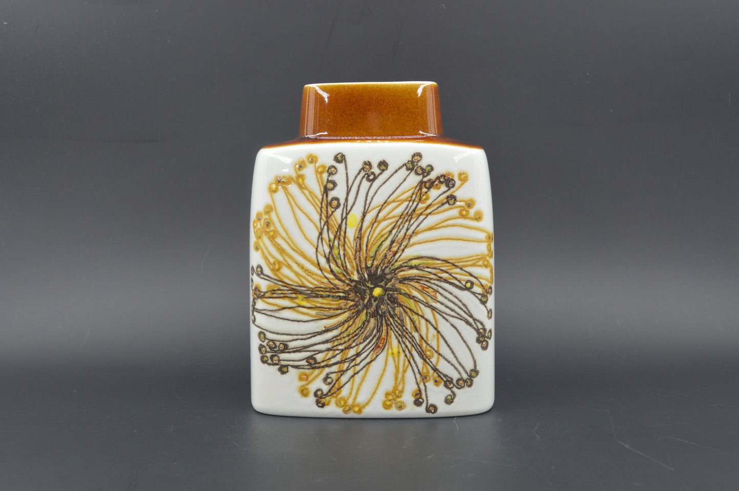 Vintage Royal Copenhagen Dänemark Fajance Vase Ellen Malmer Design 635/3121, Danish Design 1970er Jahre Baca Serie MCM Designklassiker (Kopie)
