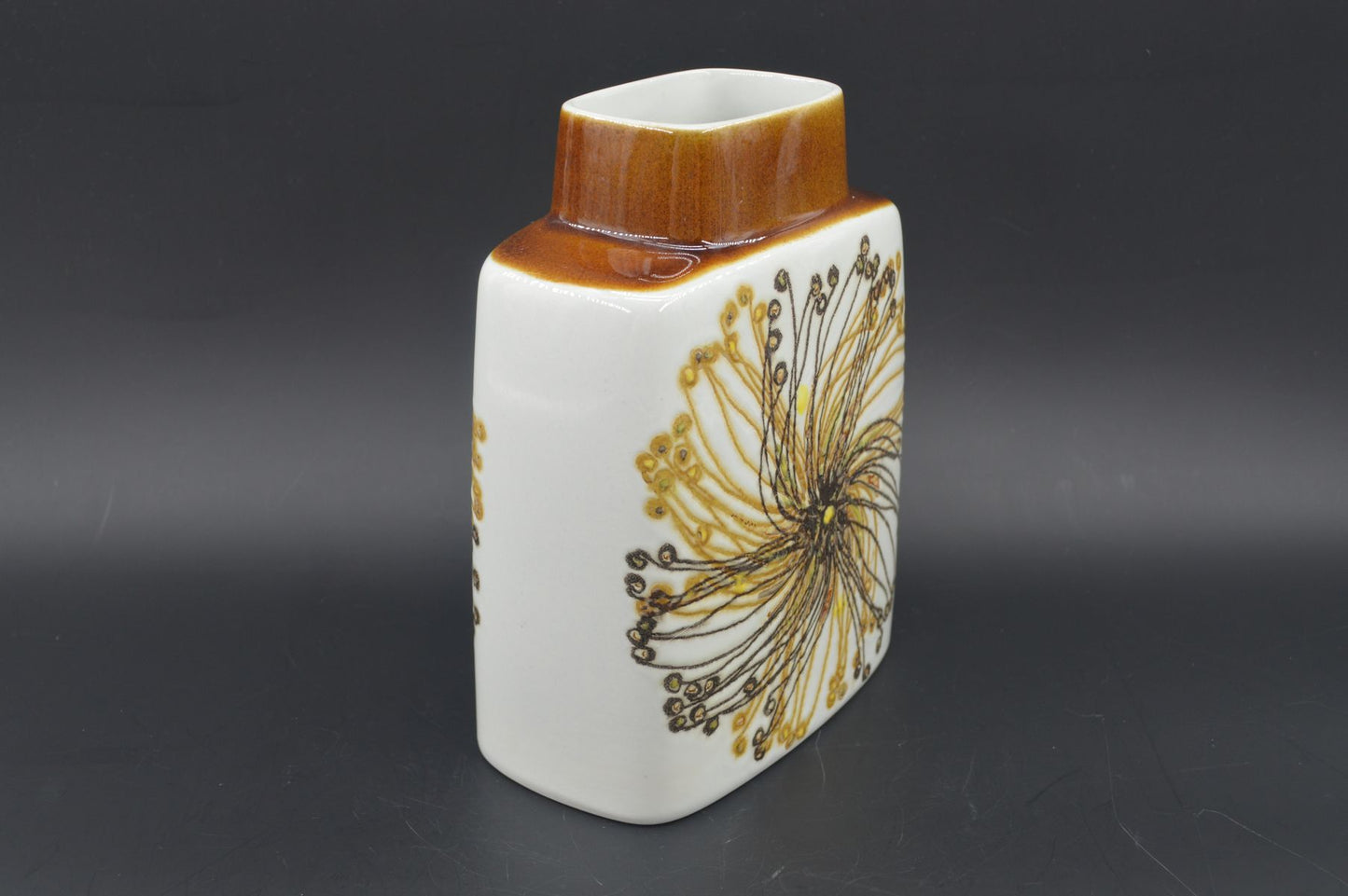 Vintage Royal Copenhagen Dänemark Fajance Vase Ellen Malmer Design 635/3121, Danish Design 1970er Jahre Baca Serie MCM Designklassiker (Kopie)