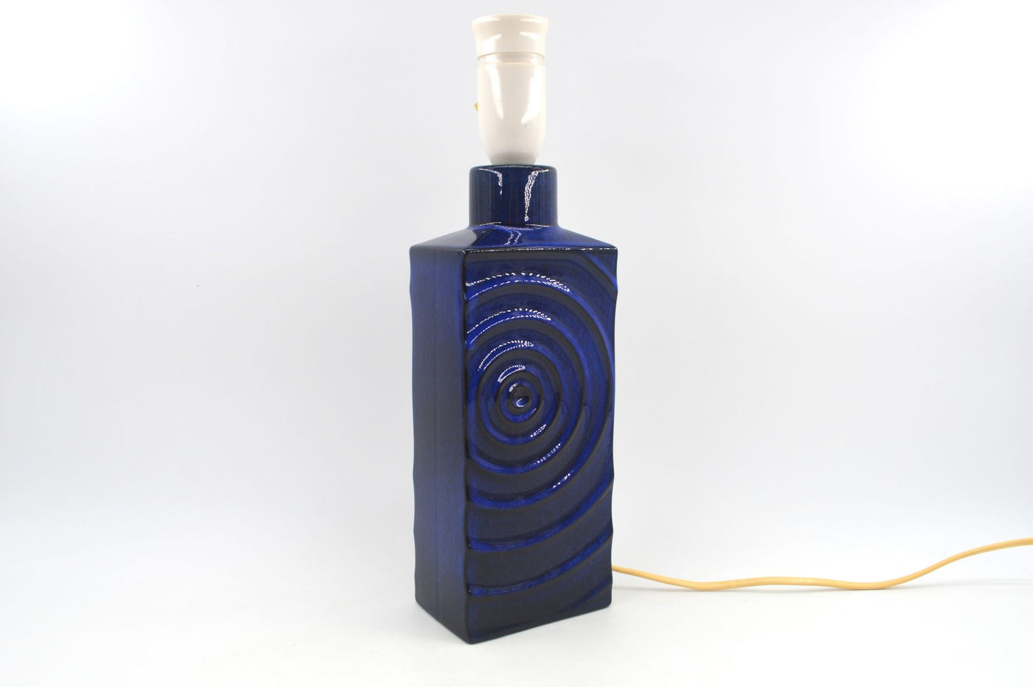 Seltene Vintage Steuler Zyklon Keramik Lampe 264/25 Cari Zalloni Design 1960s westdeutscher MCM Fat-Lava Designklassiker WGP Keramik