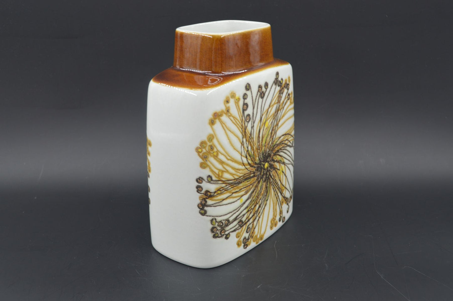 Vintage Royal Copenhagen Dänemark Fajance Vase Ellen Malmer Design 635/3121, Danish Design 1970er Jahre Baca Serie MCM Designklassiker (Kopie)
