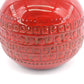 Seltene Vintage Bitossi Keramik Kugel-Vase W101/15 Aldo Londi Rimini Rot Design Mid-Century Modern Design mit roter Glasur - 1960s italienischer MCM Designklassiker