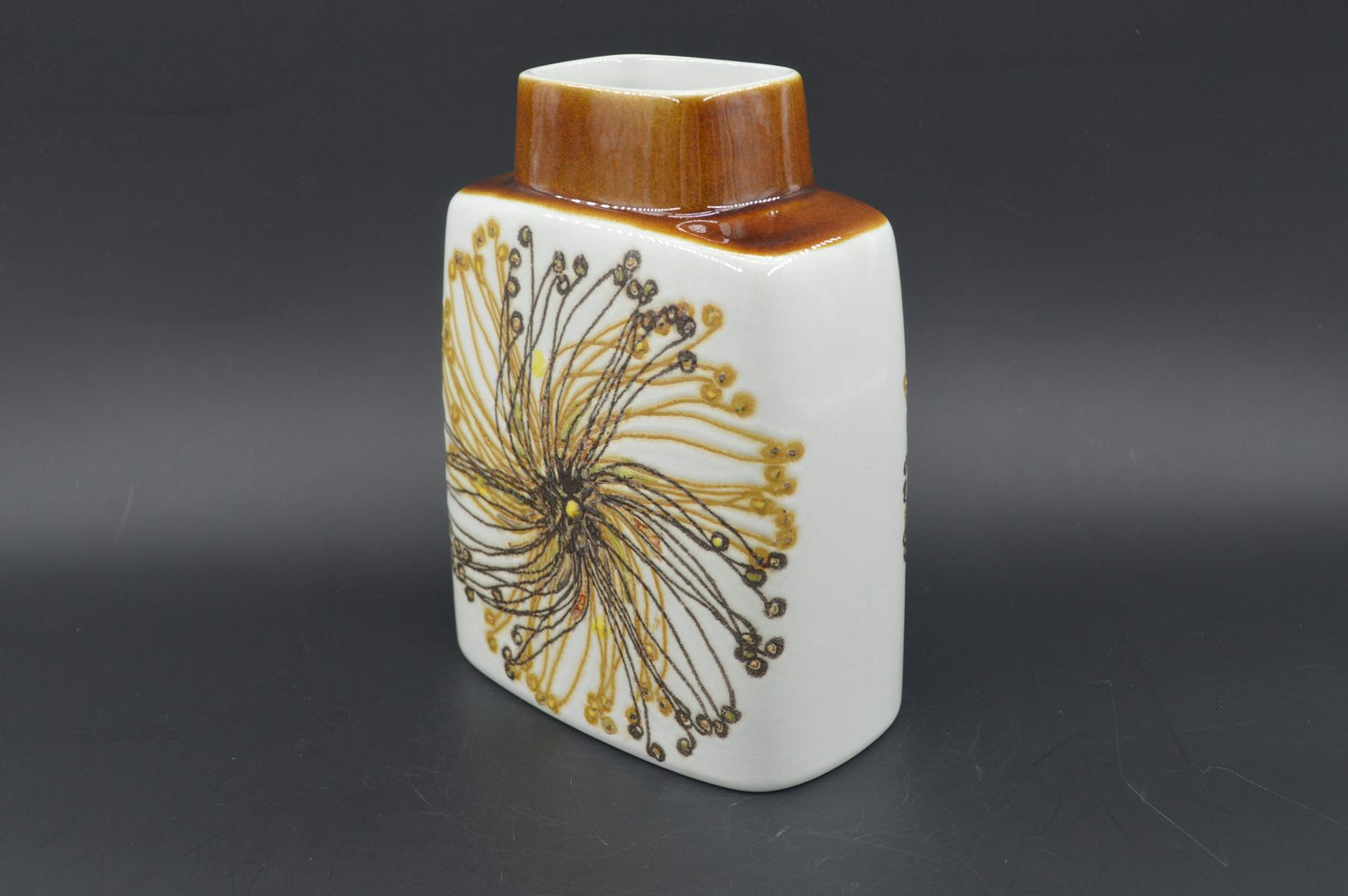 Vintage Royal Copenhagen Dänemark Fajance Vase Ellen Malmer Design 635/3121, Danish Design 1970er Jahre Baca Serie MCM Designklassiker (Kopie)