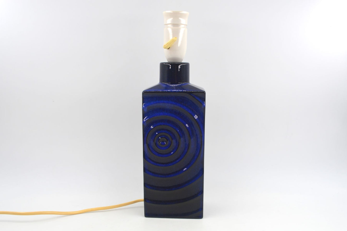 Seltene Vintage Steuler Zyklon Keramik Lampe 264/25 Cari Zalloni Design 1960s westdeutscher MCM Fat-Lava Designklassiker WGP Keramik